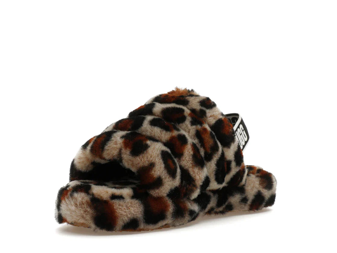 UGG Fluff Yeah Slide Leopard Amphora (Kinder)