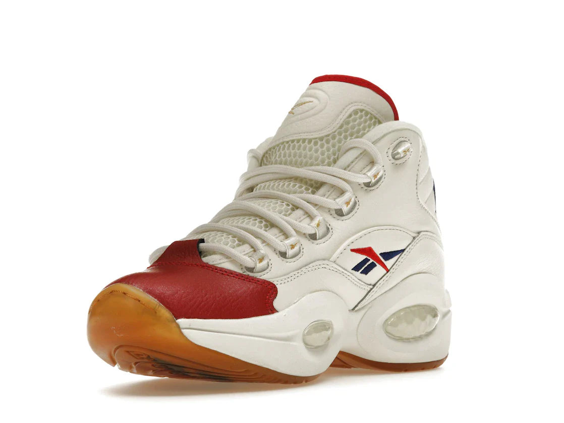 Reebok Question Mid Weiß Rot Blau