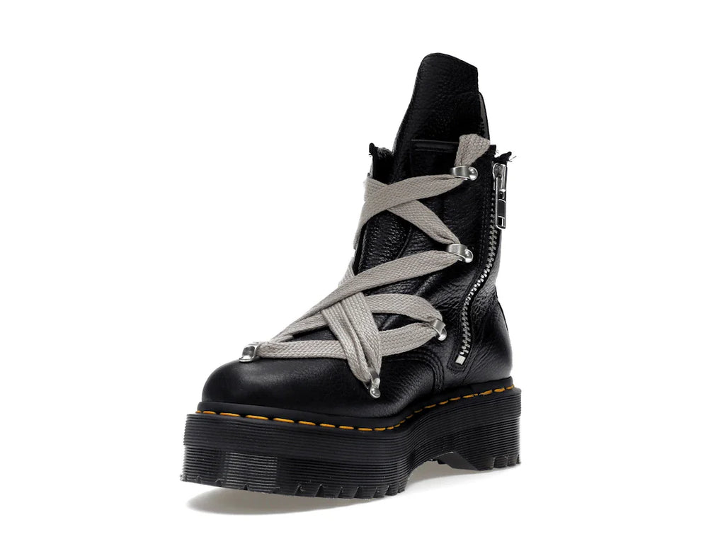 Dr. Martens 1460 Quad Ledersohle Pentagramm Jumbo Schnürstiefel Rick Owens Schwarz