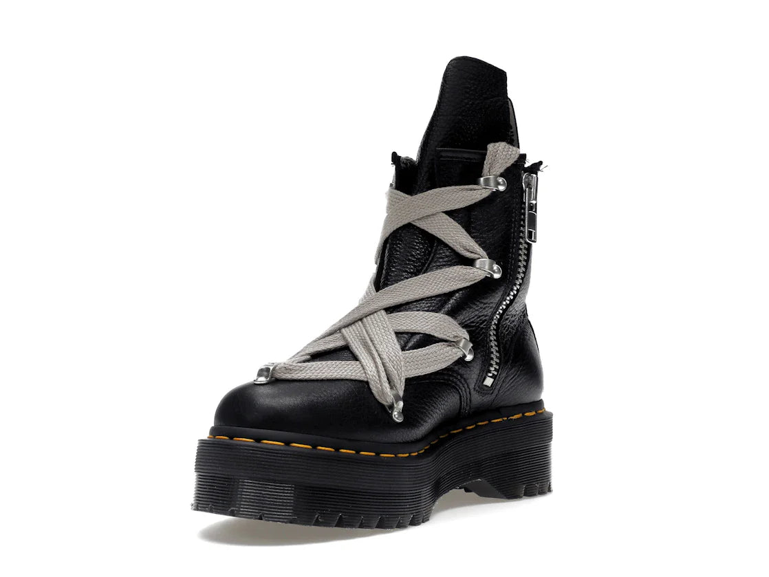 Dr. Martens 1460 Quad Ledersohle Pentagramm Jumbo Schnürstiefel Rick Owens Schwarz