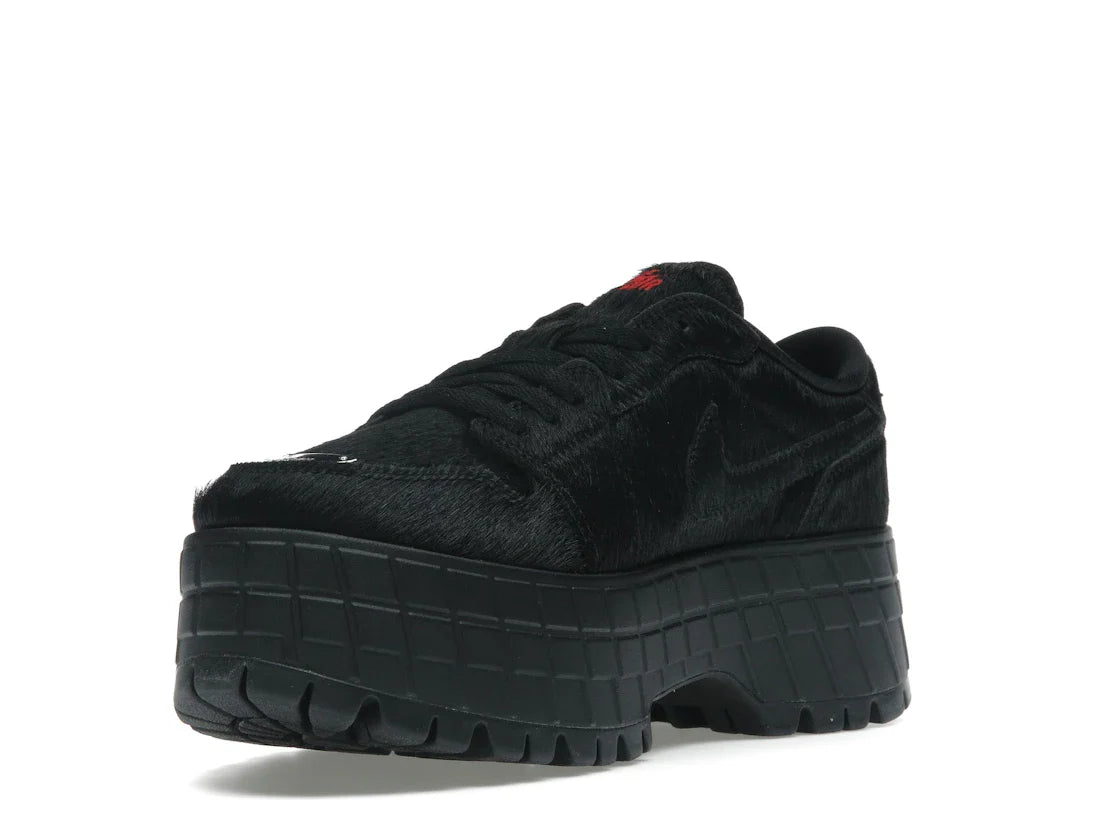 Jordan 1 Low Brooklyn Black Gym Red (Damen)