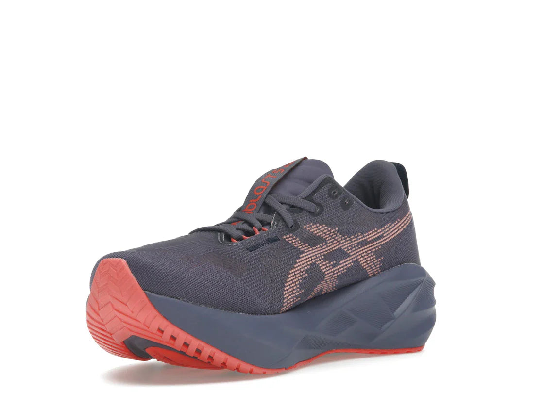 ASICS Novablast 5 Grauviolett Korallenriff