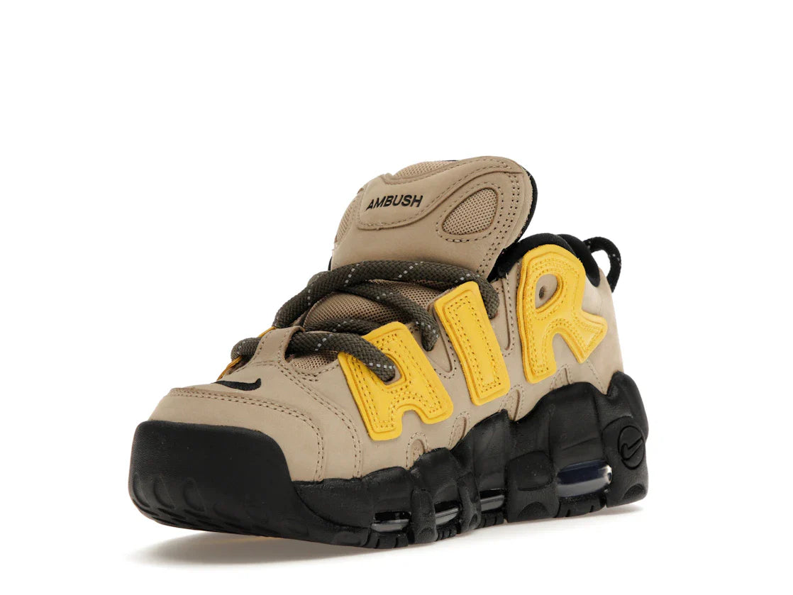 Nike Air More Uptempo Low AMBUSH Vivid Sulfur Limestone