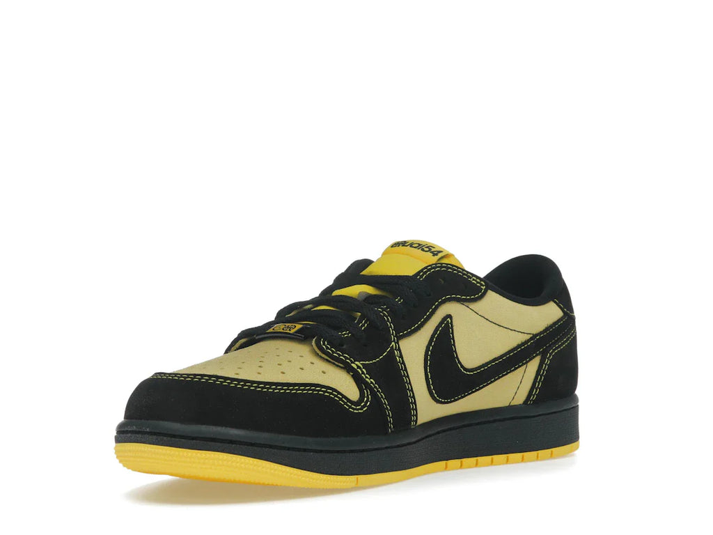 Jordan 1 Retro Low OG Quai 54 Schwarz Tour Gelb Rot
