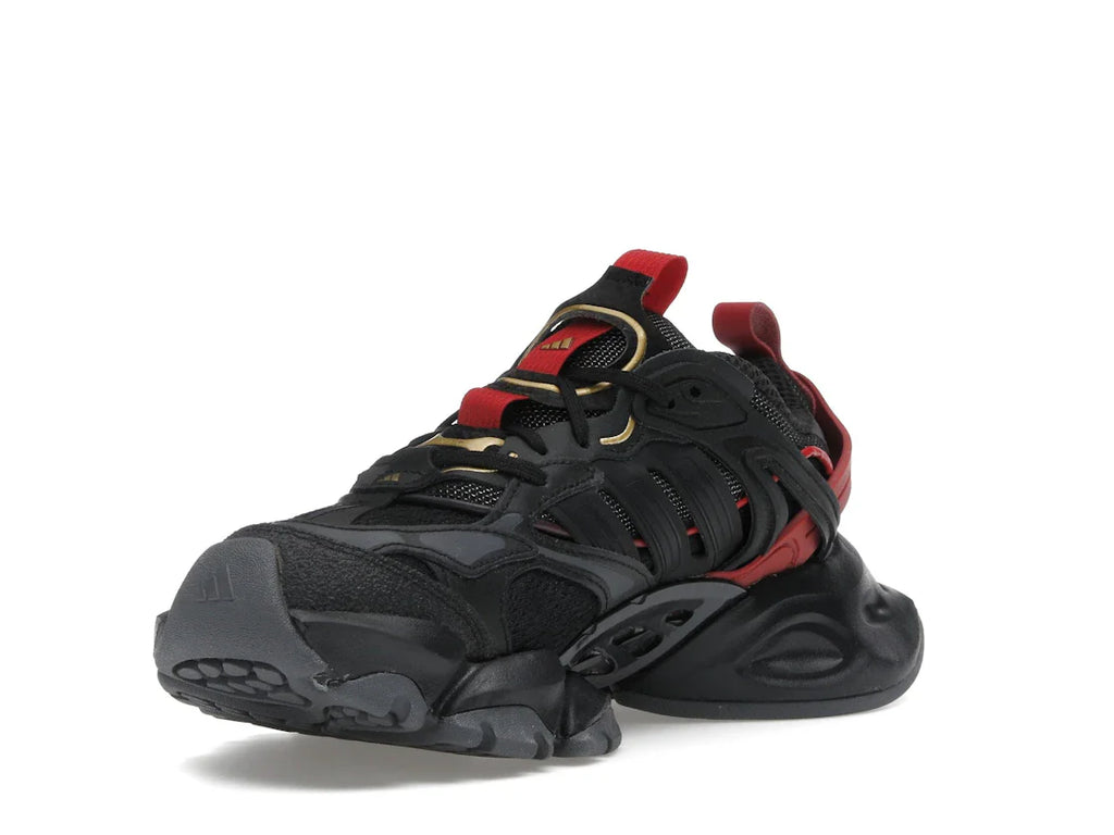 adidas XLG Runner Deluxe Schwarz Gold Metallic Rot