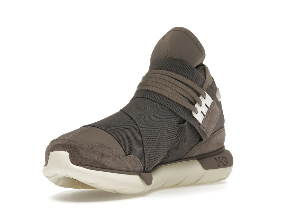 adidas Y-3 Qasa High Braun Creme Weiß