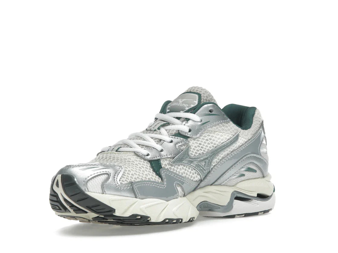 Mizuno Wave Rider 10 Weiß Schiefer Bistro Grün