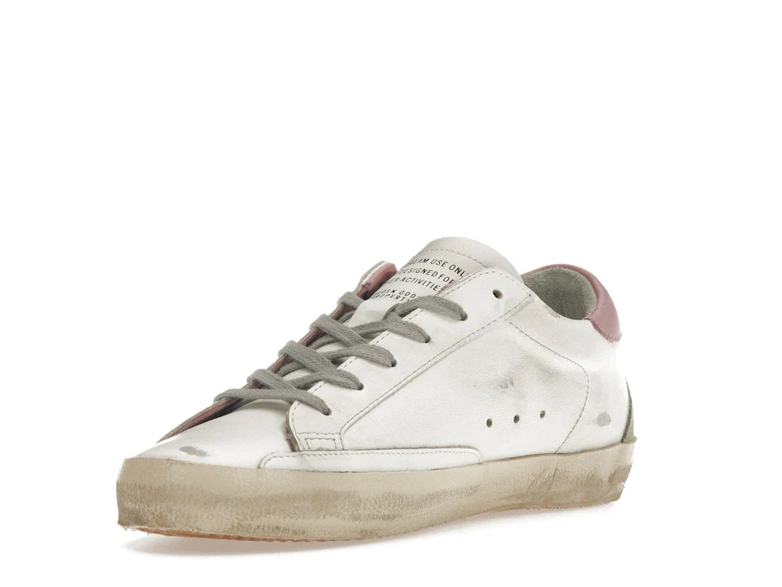 Golden Goose Super-Star Weiß Hellrosa (Damen)