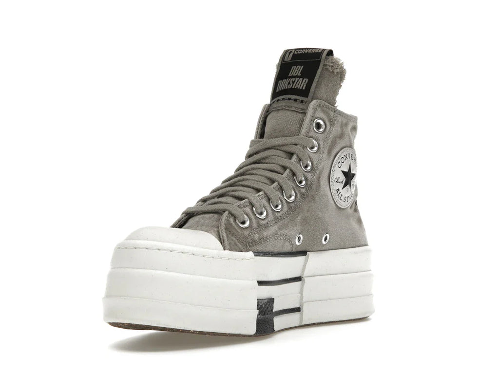 Converse DBL DRKSTAR Chuck Taylor All Star 70 Hi Rick Owens DRKSHDW Overdye Concrete