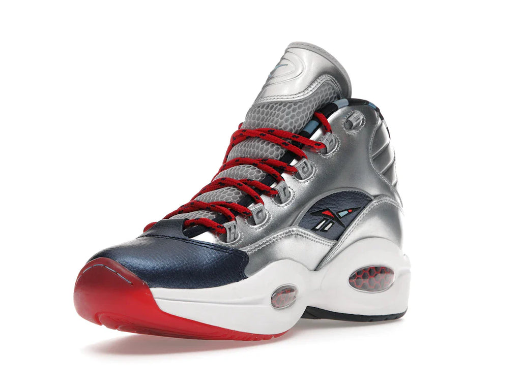 Reebok Question Mid Iverson x Harden Silber