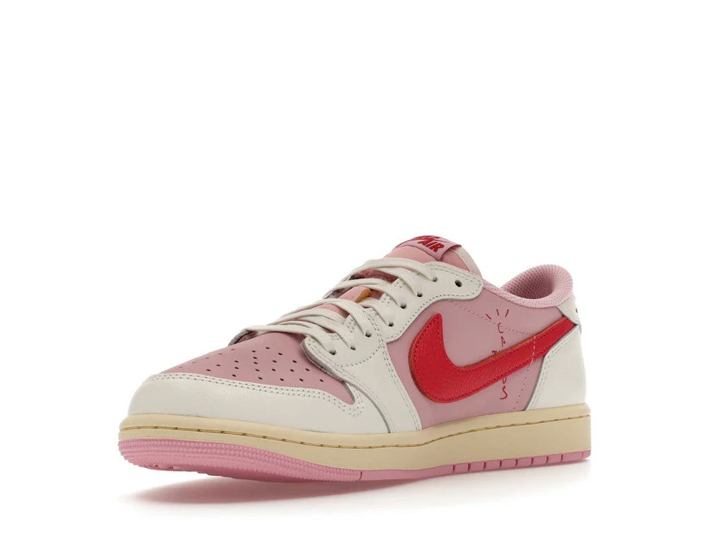 Jordan 1 Retro Low OG SP Travis Scott Sail Tropical Pink