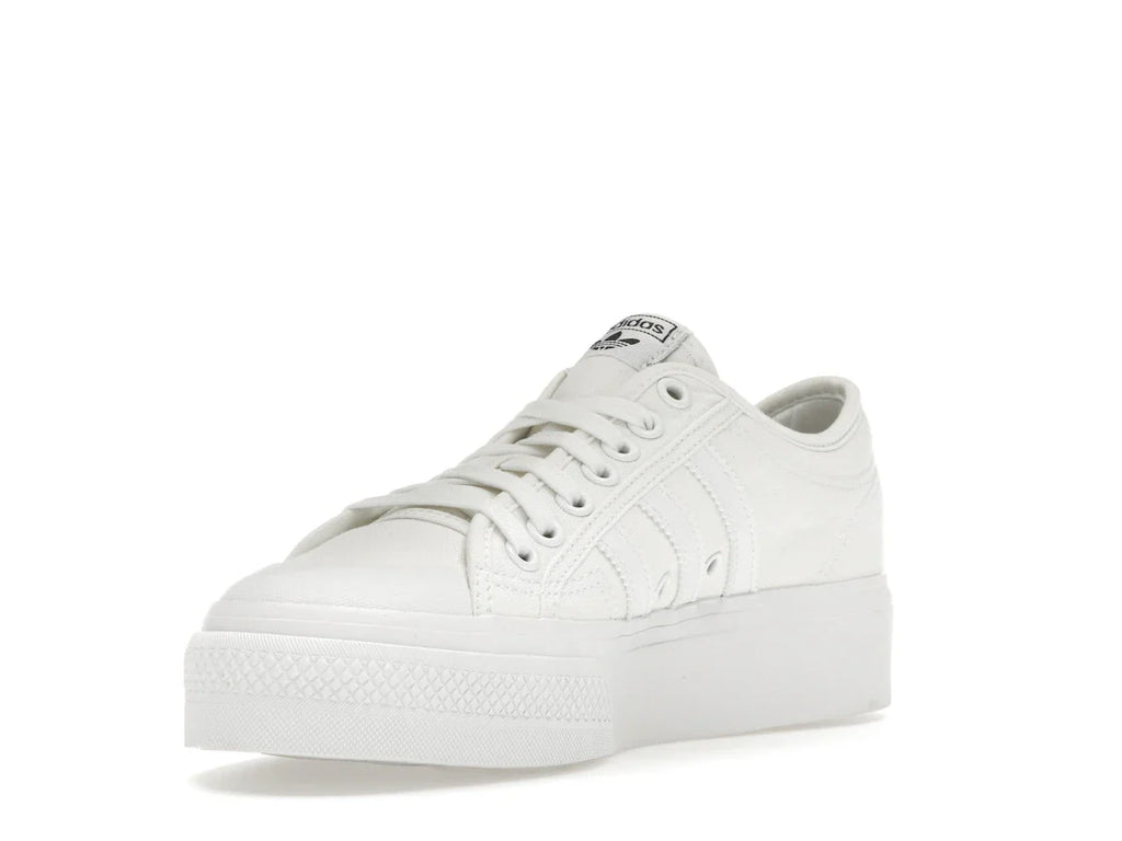 adidas Nizza Platform Triple White (Damen)