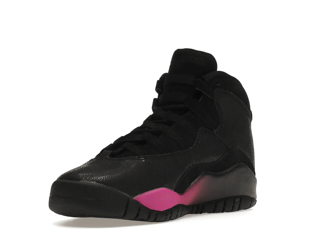 Jordan 10 Retro Schwarz Fuchsia Schwarz (GS)