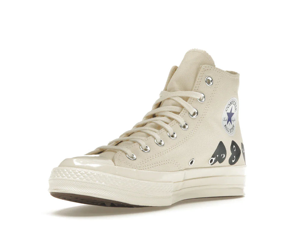Converse Chuck Taylor All Star 70 Hi Comme des Garcons PLAY Multi-Heart Milk