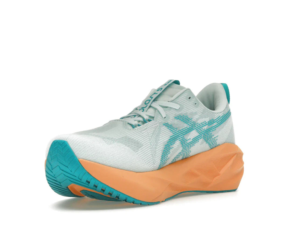 ASICS Novablast 5 Beruhigende Meereswellen-Türkis-Orange