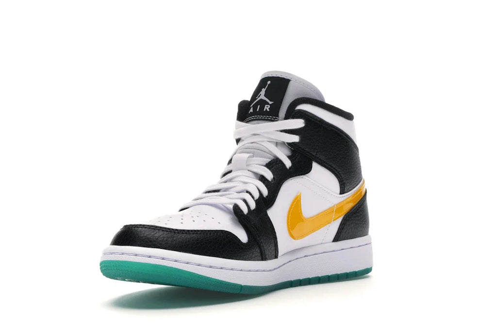Jordan 1 Mid Alternate Swooshes Rot Gelb (Damen)