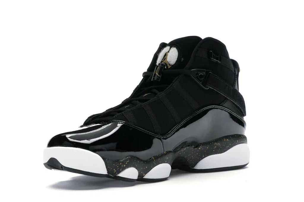 Jordan 6 Rings Schwarz Metallic Gold Weiß