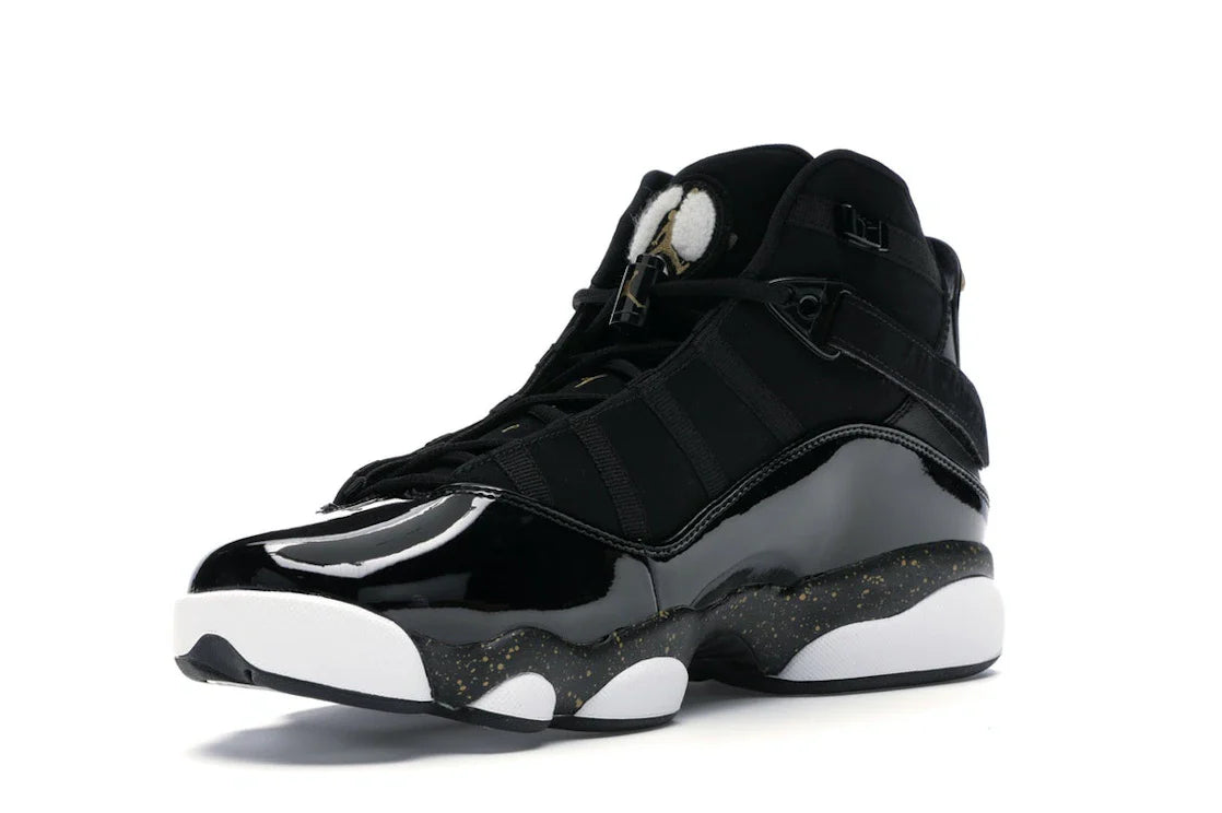Jordan 6 Rings Schwarz Metallic Gold Weiß