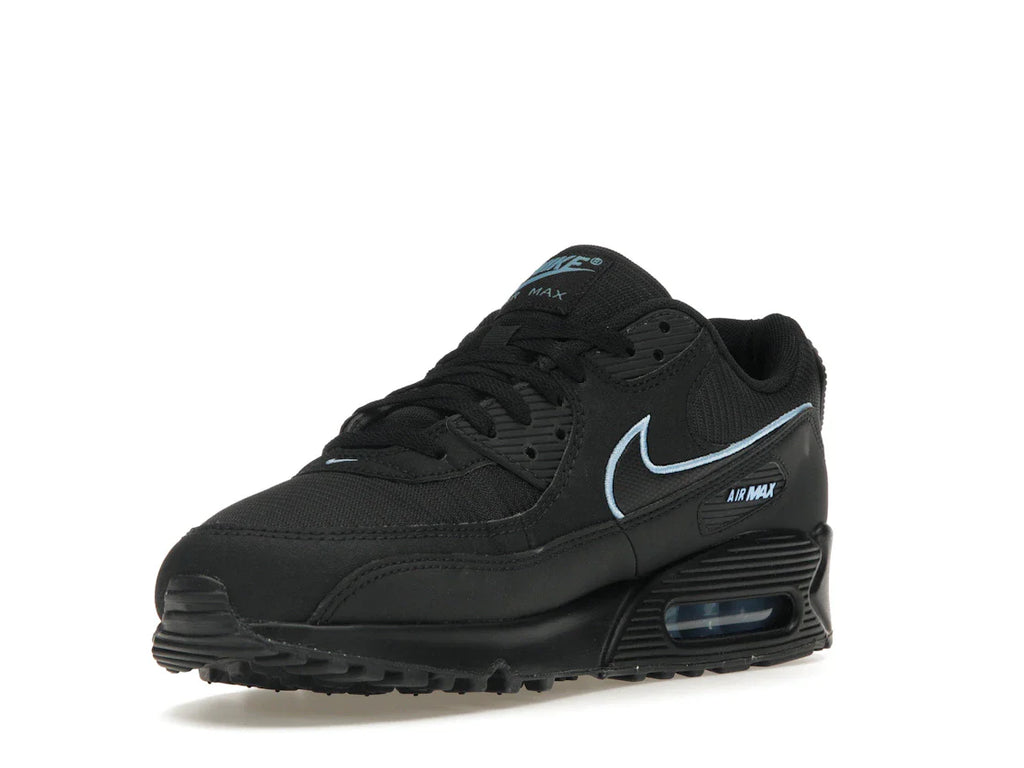 Nike Air Max 90 Schwarz Universitätsblau