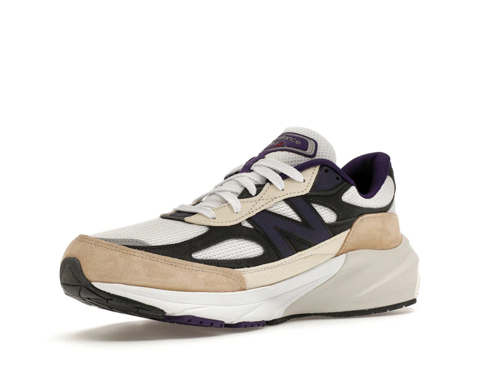 New Balance 990v6 MiUSA Teddy Santis Weiß Schwarz Pflaume