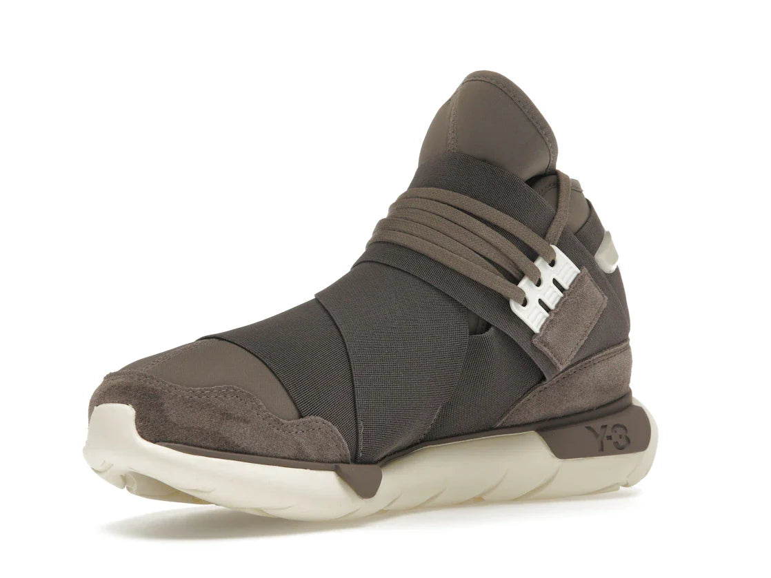 adidas Y-3 Qasa High Braun Creme Weiß