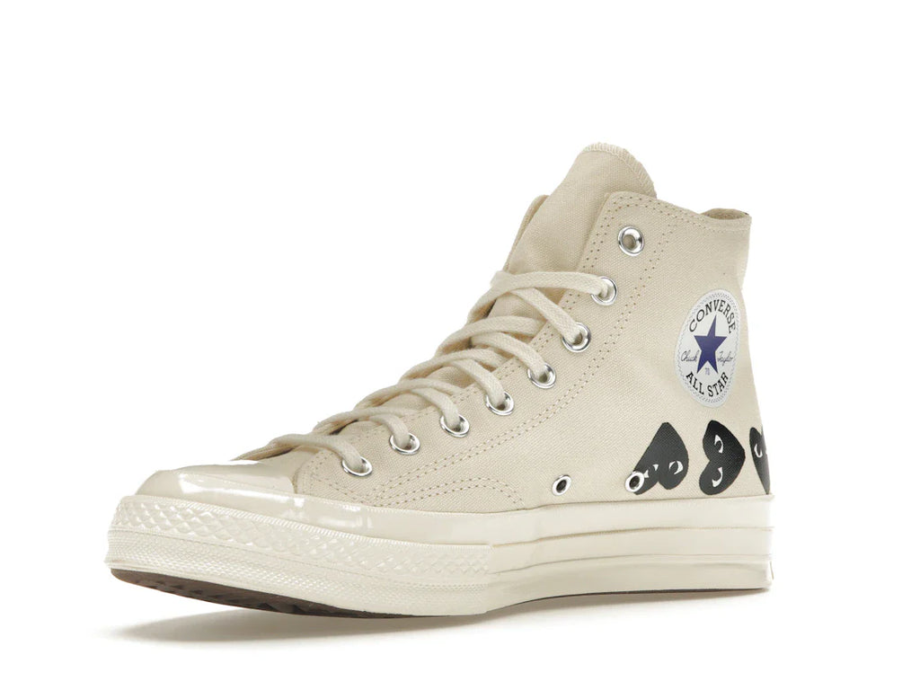 Converse Chuck Taylor All Star 70 Hi Comme des Garcons PLAY Multi-Heart Milk