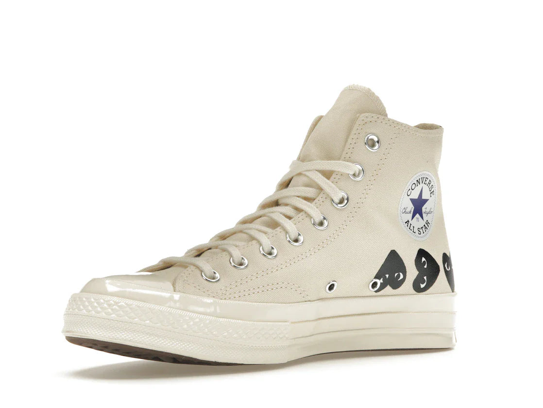 Converse Chuck Taylor All Star 70 Hi Comme des Garcons PLAY Multi-Heart Milk
