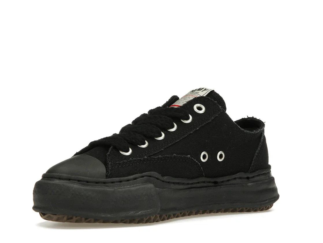 Maison Mihara Yasuhiro Peterson OG Sole Canvas Low Schwarz Schwarz