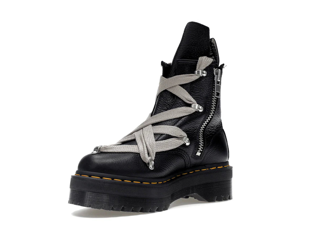 Dr. Martens 1460 Quad Ledersohle Pentagramm Jumbo Schnürstiefel Rick Owens Schwarz