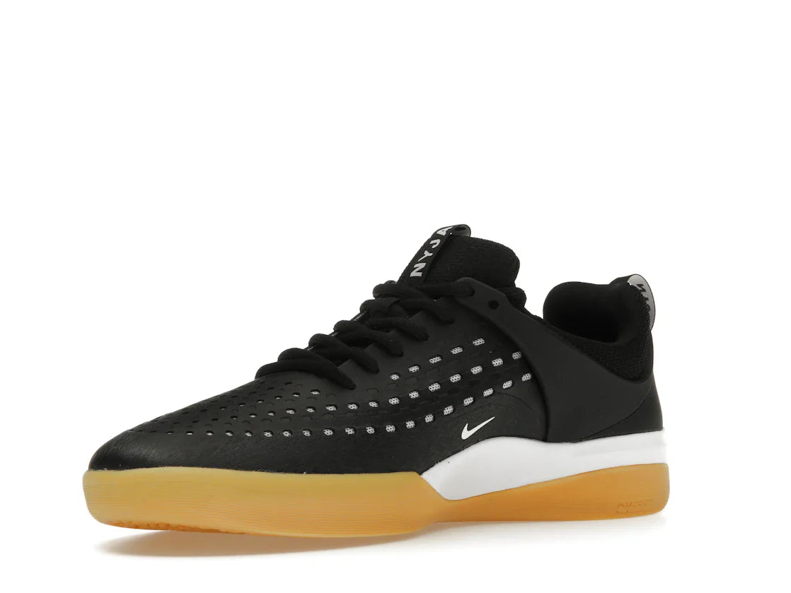 Nike SB Zoom Nyjah 3 Schwarz Weiß Gummi