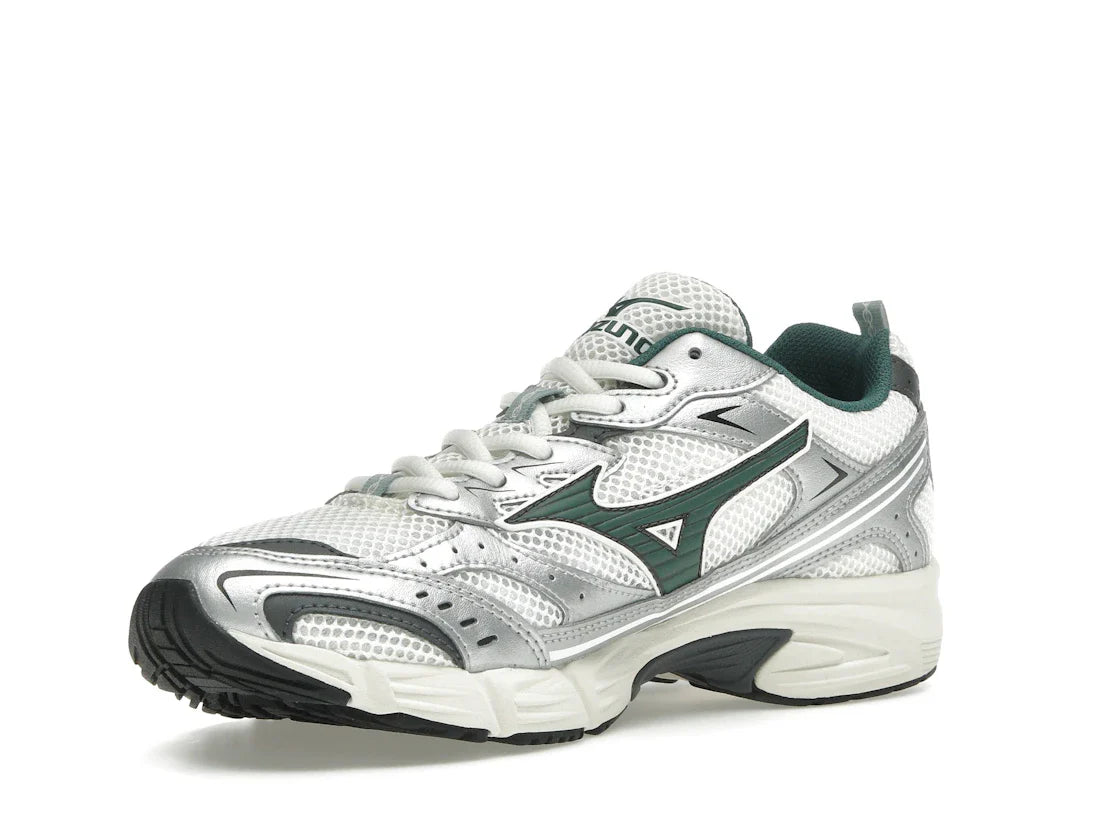 Mizuno MXR Schneeweiß Bistrogrün Silber