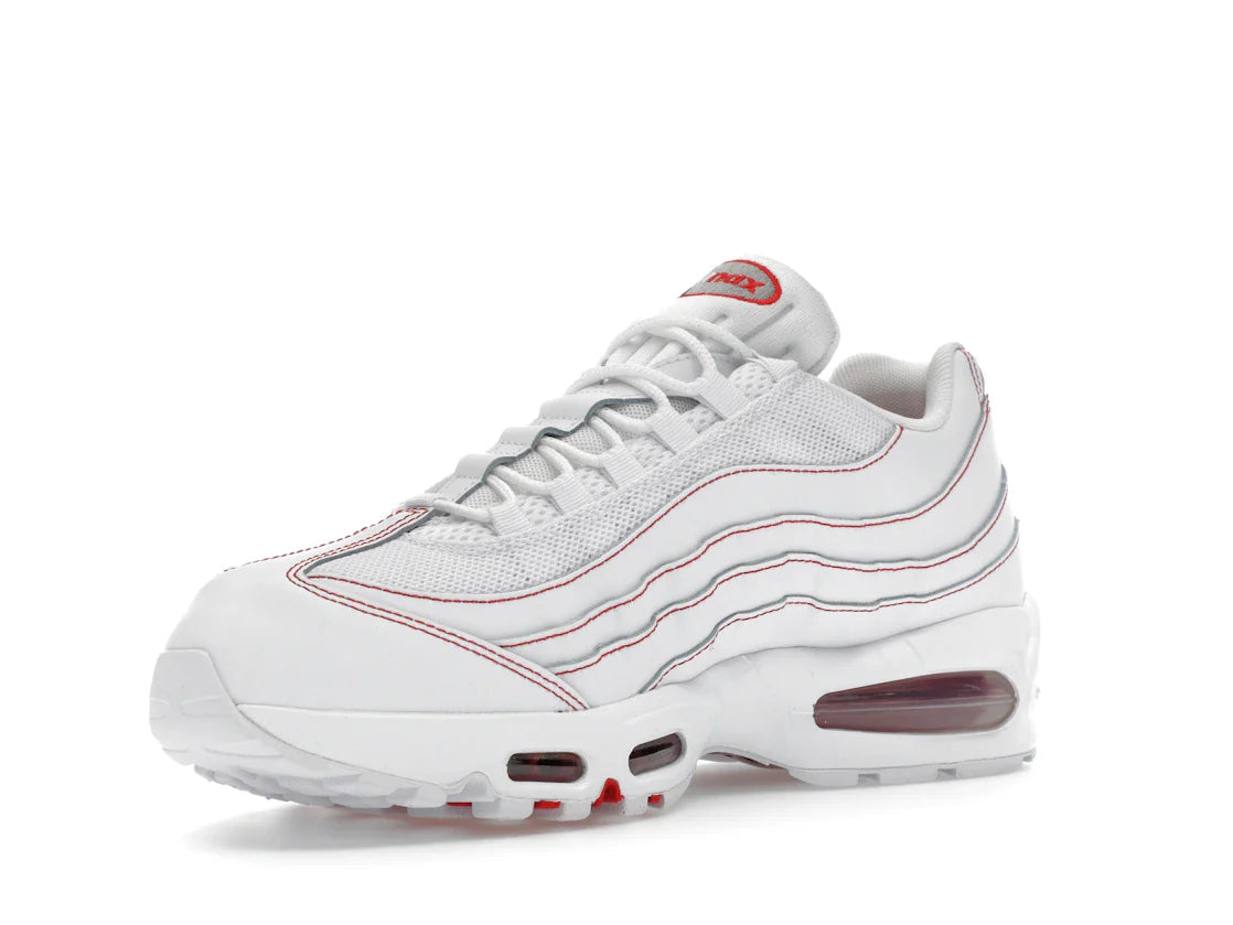 Nike Air Max 95 OG Big Bubble Weiß Universitätsrot