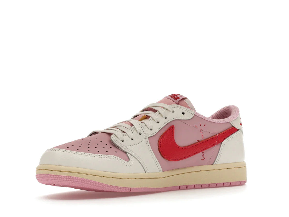 Jordan 1 Retro Low OG SP Travis Scott Sail Tropical Pink