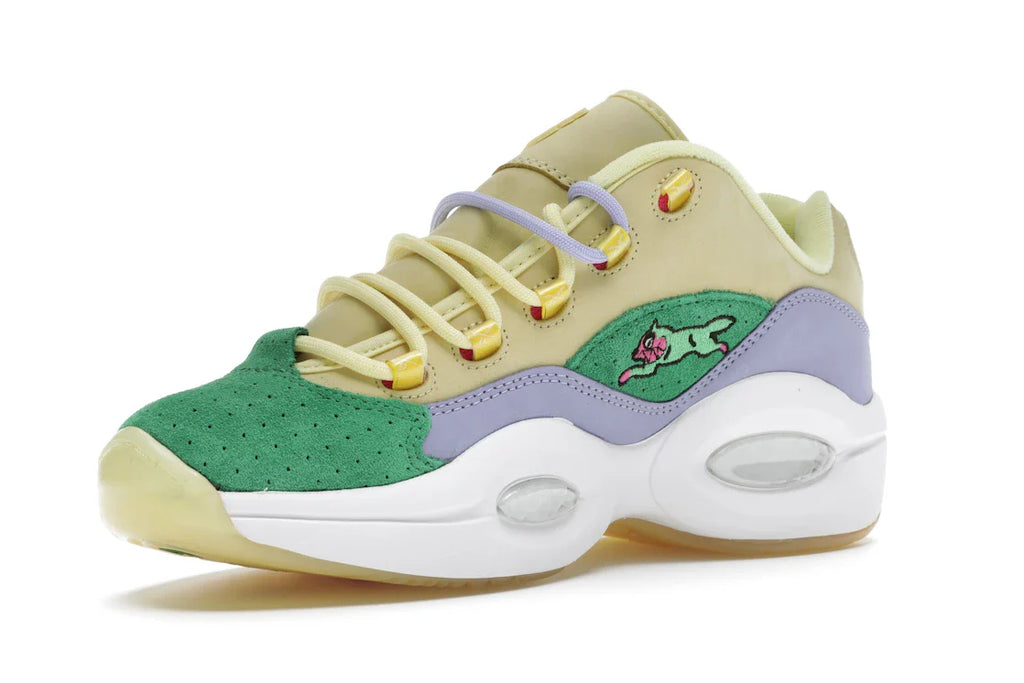 Reebok Question Low BBC Ice Cream Running Dog Gelbgrün