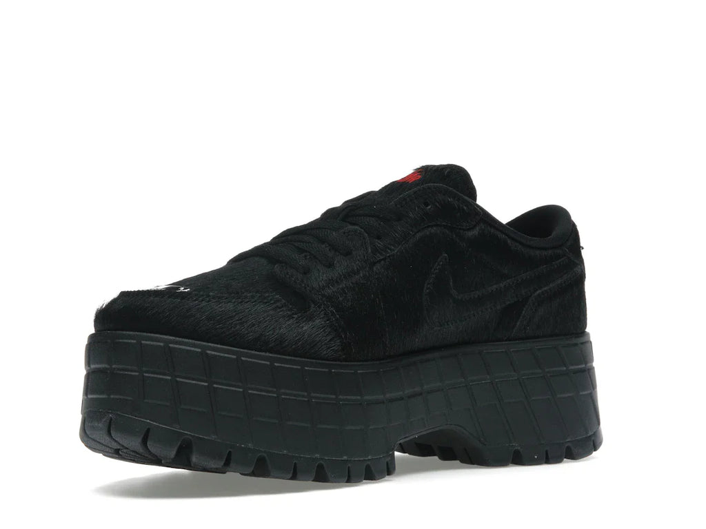 Jordan 1 Low Brooklyn Black Gym Red (Damen)