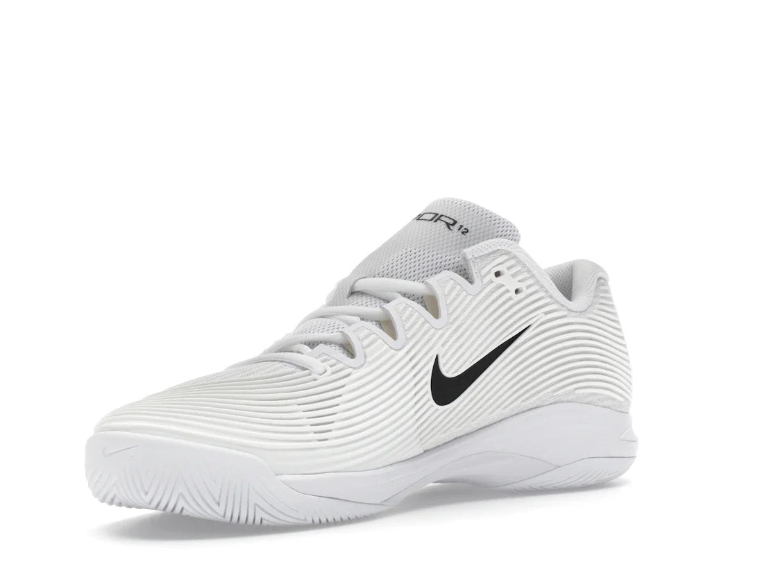 Nike Court Air Zoom Vapor 12 HC Weiß Summit Weiß Schwarz