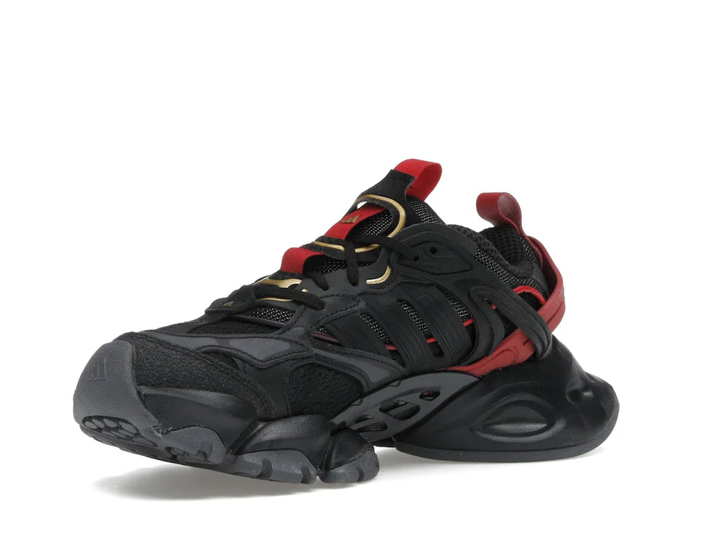 adidas XLG Runner Deluxe Schwarz Gold Metallic Rot