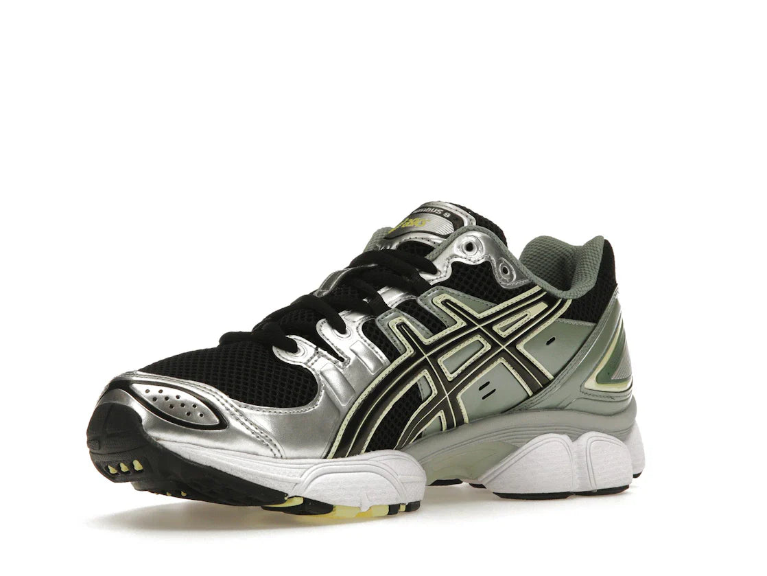 ASICS Gel-Nimbus 9 Schwarz Grün Gelb Silber