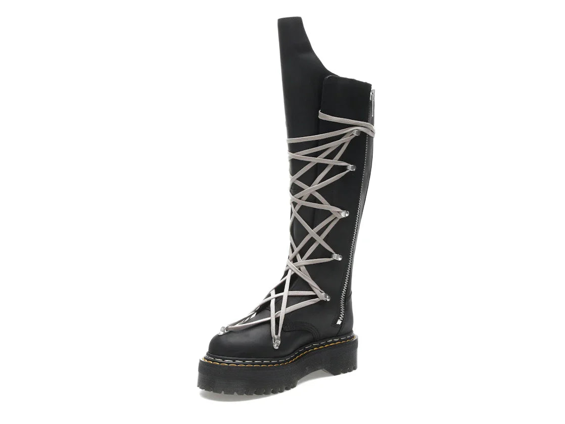 Dr. Martens 1460 DRKSHDW Quad Sole Pentalace Boot Rick Owens Schwarz