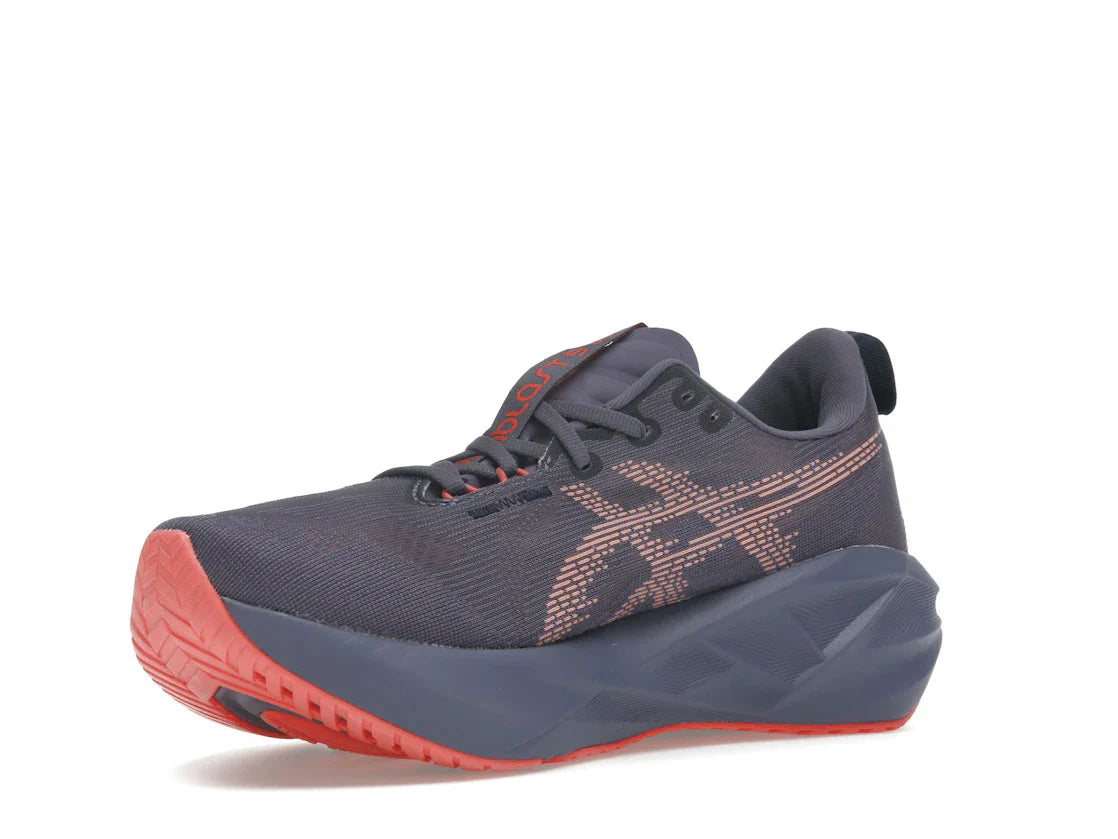 ASICS Novablast 5 Grauviolett Korallenriff