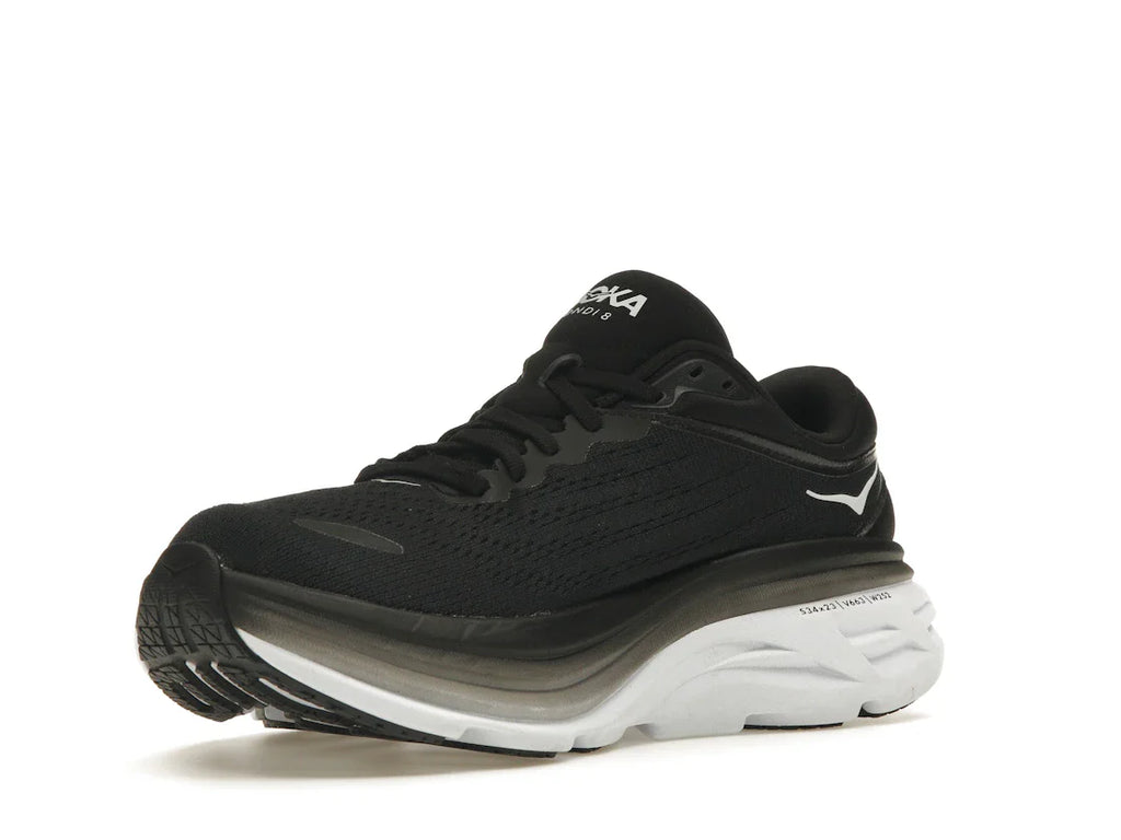Hoka One One Bondi 8 Schwarz Weiß (Damen)