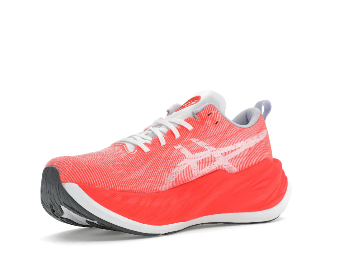 ASICS Superblast Weiß Sonnenaufgang Rot