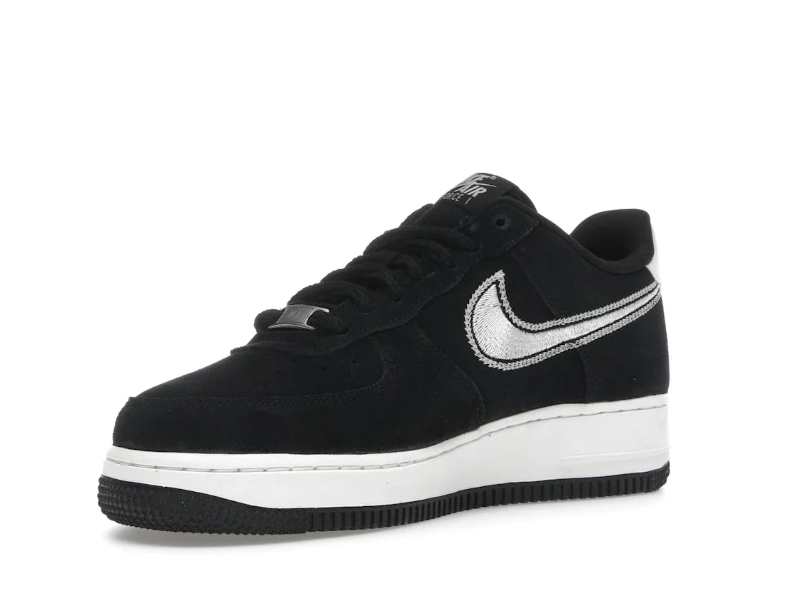 Nike Air Force 1 Low '07 LV8 Black Sail mit gesticktem Swoosh