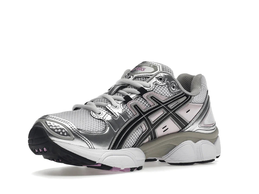 ASICS Gel-Nimbus 9 Weiß Schwarz Hellrosa (Damen)