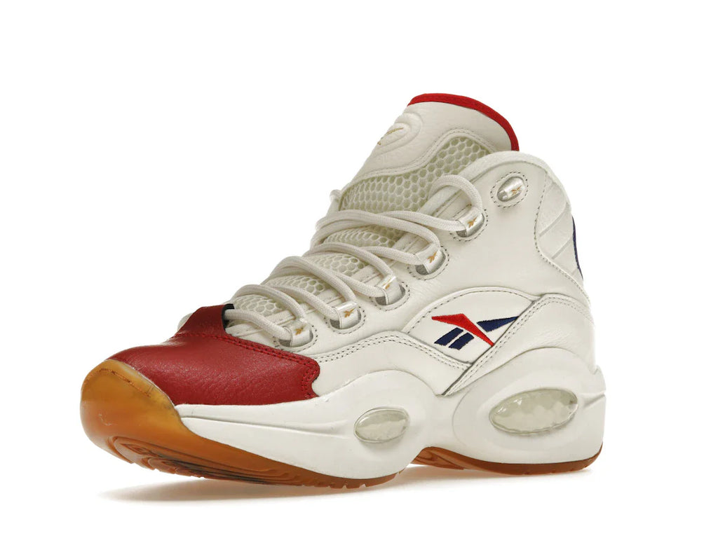 Reebok Question Mid Weiß Rot Blau