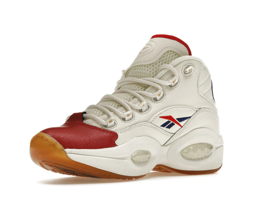 Reebok Question Mid Weiß Rot Blau