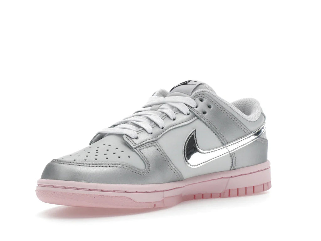 Nike Dunk Low LX Metallic Silver Pink Foam (Damen)
