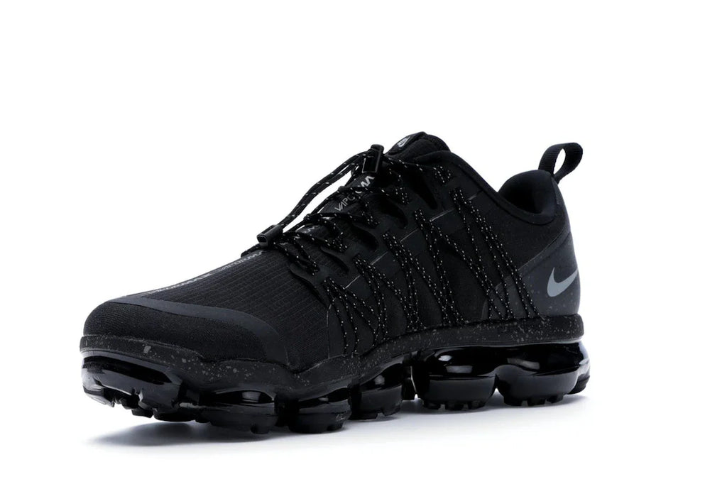 Nike Air VaporMax Run Utility Schwarz Reflektierendes Silber