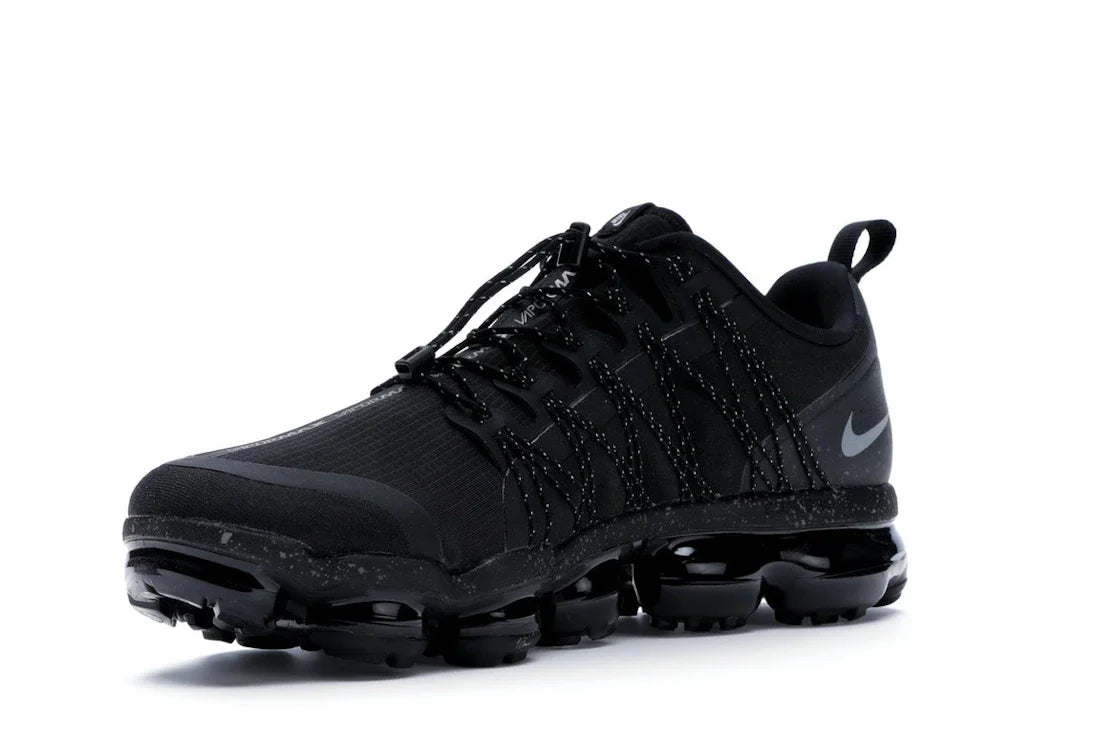 Nike Air VaporMax Run Utility Schwarz Reflektierendes Silber