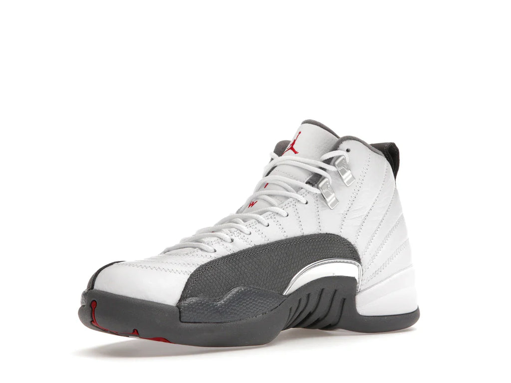 Jordan 12 Retro Weiß Dunkelgrau